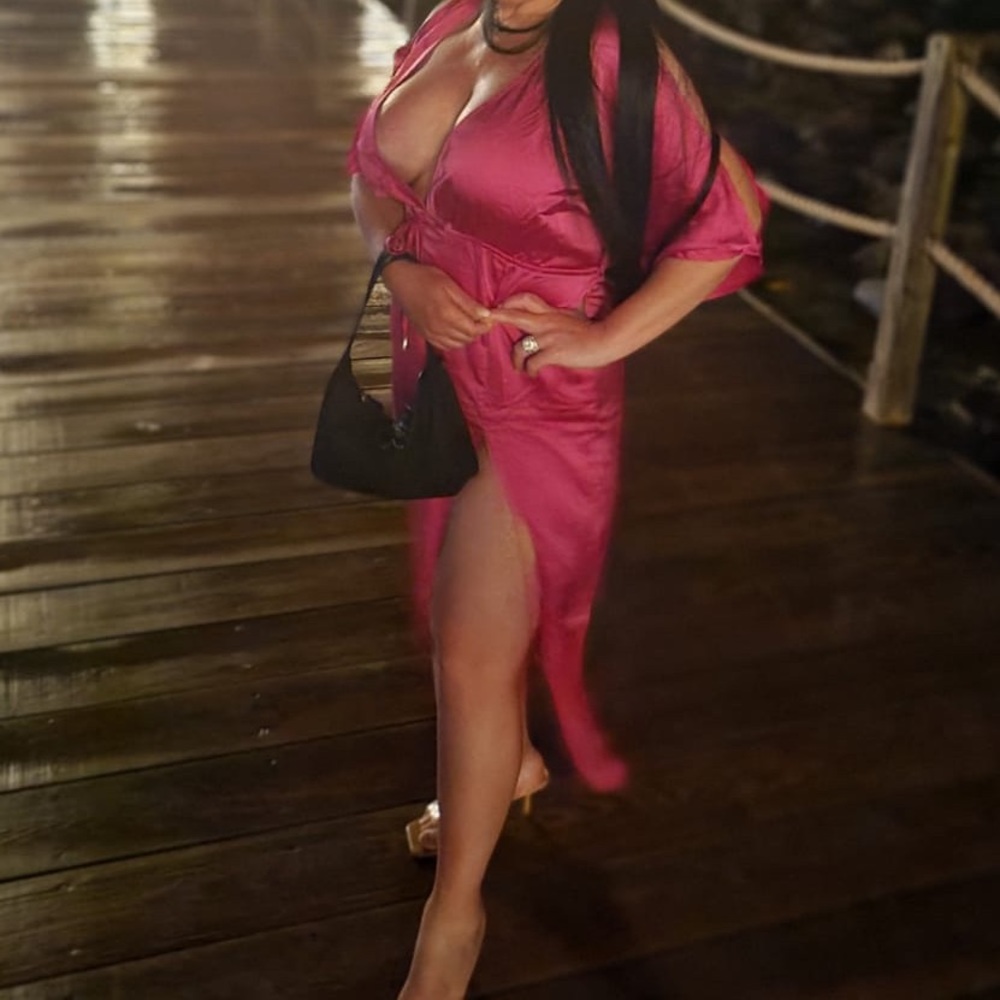 Silk fucsia dress